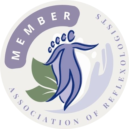 Association of Reflexologists member logo for professional reflexology practitioner